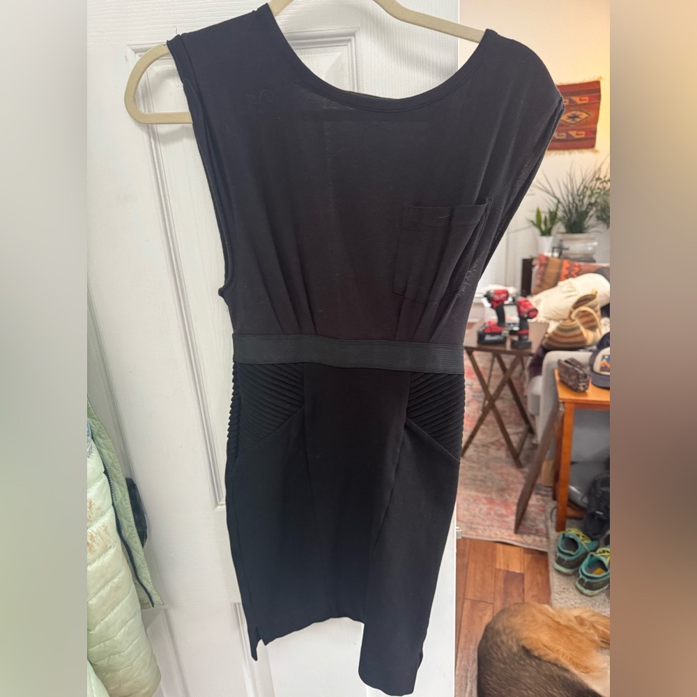 Black Free People Cutout Mini Dress